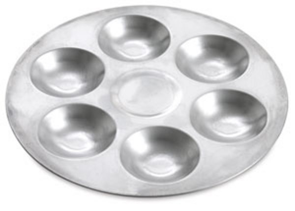 PALETA METALICA CIRCULAR 13,5cm. 6-Pocillos