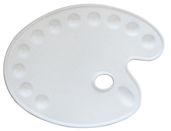 PALETA TA PLASTICA OVAL 36x27cm.11-Huecos