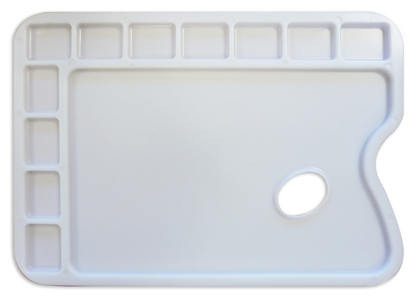 PALETA TA PLASTICA RECTANG.34x24cm.11-Huecos
