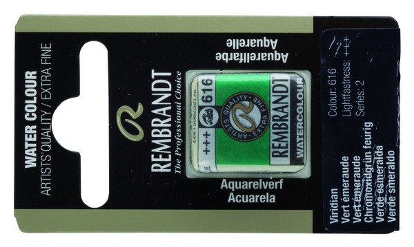 ac ACUARELA REMBRAN.S2 Past.13 616-VERDE ESMERAL.