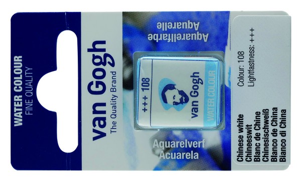 ACUARELA GOGH PAST.13 108-BLANCO CHINA