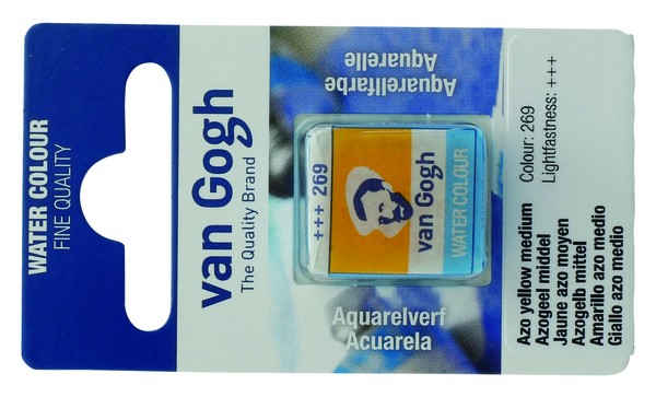 ACUARELA GOGH PAST.13 269-AMAR.AZO MED.