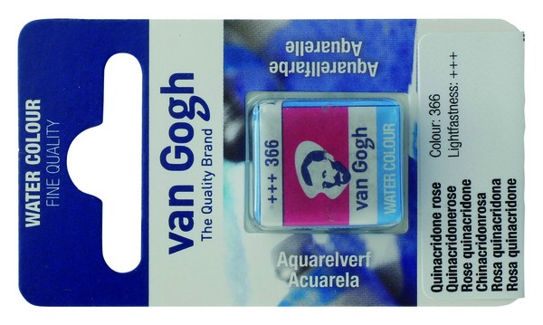 ACUARELA GOGH PAST.13 366-ROSA QUINACR.