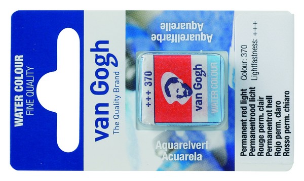 ACUARELA GOGH PAST.13 370-ROJO PERM.CL.