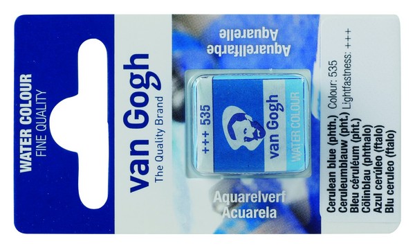 ACUARELA GOGH PAST.13 535-AZUL CERUL.FT