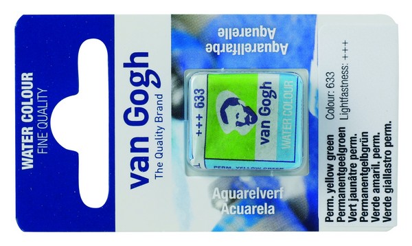 ACUARELA GOGH PAST.13 633-VERDE AMAR.P.