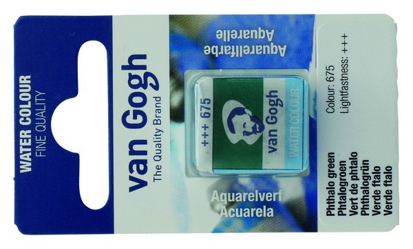 ACUARELA GOGH PAST.13 675-VERDE FTALO