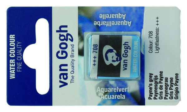 ACUARELA GOGH PAST.13 708-GRIS PAYNE