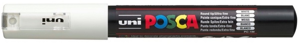 ROTULADOR POSCA PC-1MR  0,7mm.     1-BLANCO