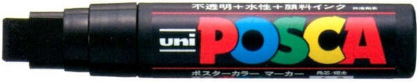 ROTULADOR POSCA PC-17K 15mm.  16-NEGRO