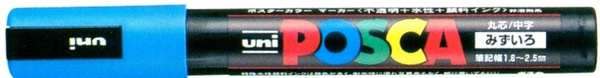 ROTULADOR POSCA PC-5M 1,8-2,5mm. 8-AZUL CLARO =