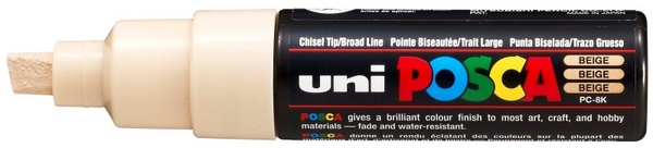 ROTULADOR POSCA PC-8K    8mm.    45-BEIGE