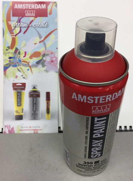 ac AMSTERDAM SPRAY 400ML 399-ROJO NAFTOL O