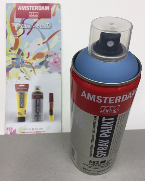 ac AMSTERDAM SPRAY 400ML 562-AZUL GRISACEO