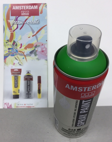 ac AMSTERDAM SPRAY 400ML 618-VERDE PERM. C
