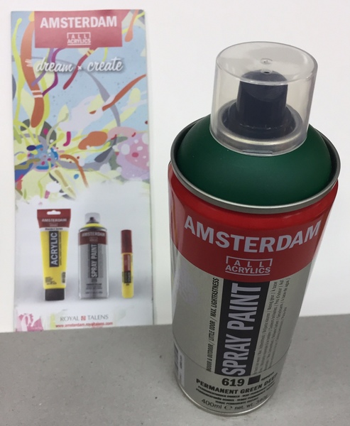 ac AMSTERDAM SPRAY 400ML 619-VERDE PERM. O