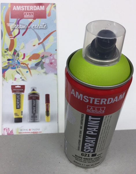ac AMSTERDAM SPRAY 400ML 621-VERDE OLIVA C