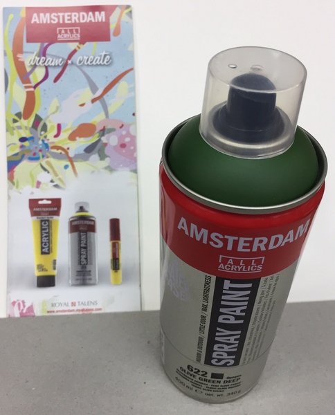 ac AMSTERDAM SPRAY 400ML 622-VERDE OLIVA O