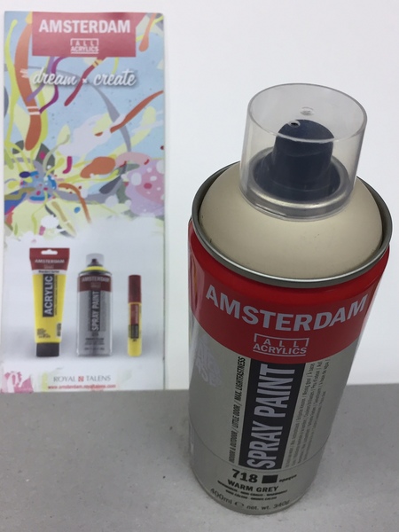 ac AMSTERDAM SPRAY 400ML 718-GRIS CALIDO