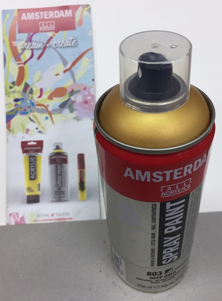 ac AMSTERDAM SPRAY 400ML 803-ORO OSCURO