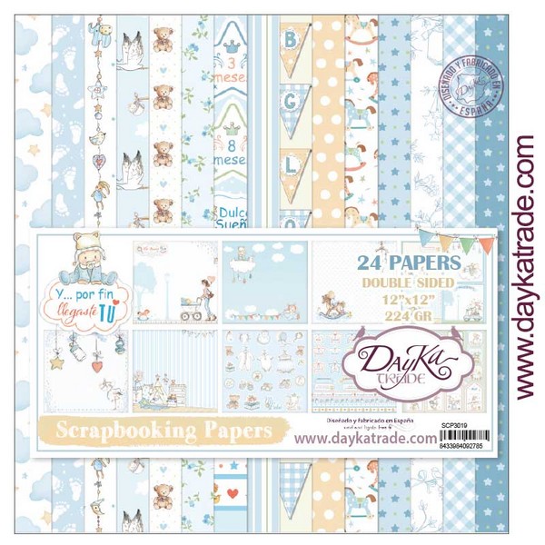 DAYKA KIT SCRAP SCP-3019 25h.30x30 POR FIN NIÑO
