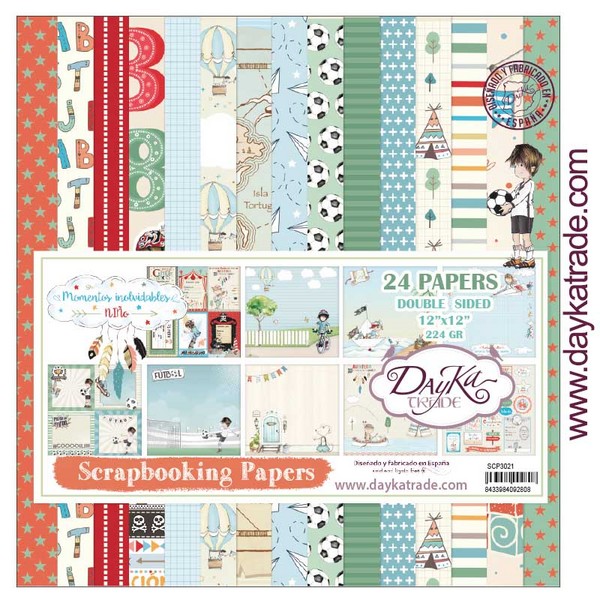 DAYKA KIT SCRAP SCP3021 24h.30x30 DIA INOLVID.NIÑO