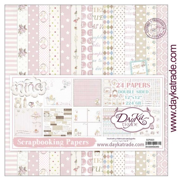 DAYKA KIT SCRAP SCP3023 24h.30x30 BEBE NIÑA