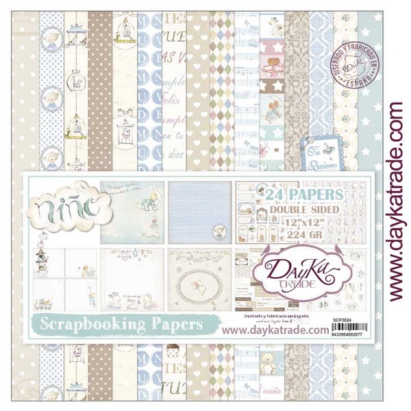 DAYKA KIT SCRAP SCP3024 24h.30x30 BEBE NIÑO