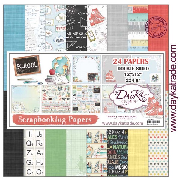 DAYKA KIT SCRAP SCP3025 24h.30x30 SCHOOL