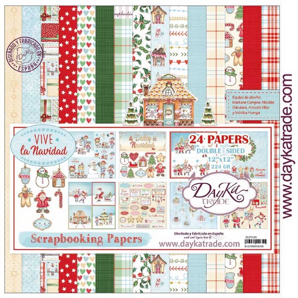 DAYKA KIT SCRAP SCP3026 NAVIDAD 2019 24h.