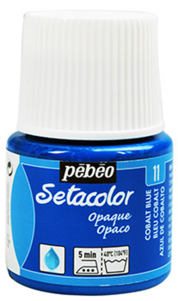 ac PEBEO SETACOLOR OPACO 45ml. O-11 AZUL COBALTO