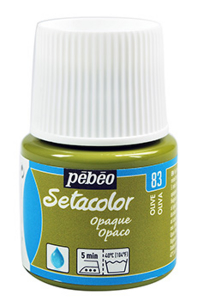 ac PEBEO SETACOLOR OPACO 45ml. O-83 VERDE OLIVA