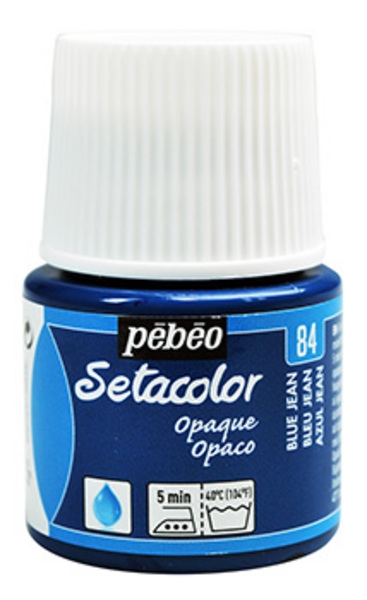 ac PEBEO SETACOLOR OPACO 45ml. O-84 AZUL JEANS