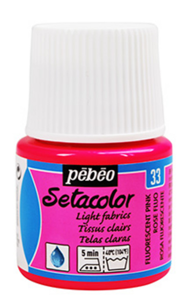 ac PEBEO SETACOLOR FLUOR 45ml. 33-ROSA