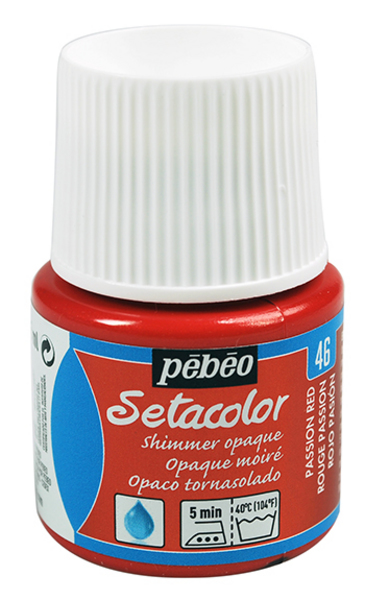 ac PEBEO SETACOLOR MOIRE 45ml. 46 ROJO PASION