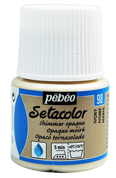 ac PEBEO SETACOLOR MOIRE 45ml. 98 MARFIL