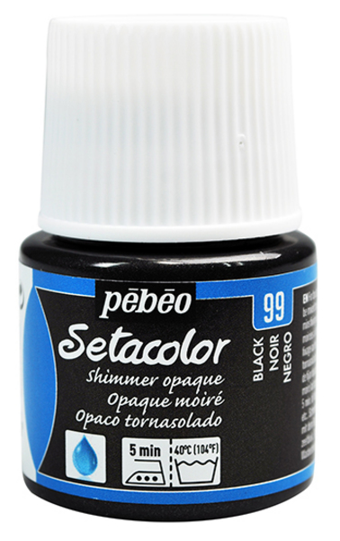 ac PEBEO SETACOLOR MOIRE 45ml. 99 NEGRO