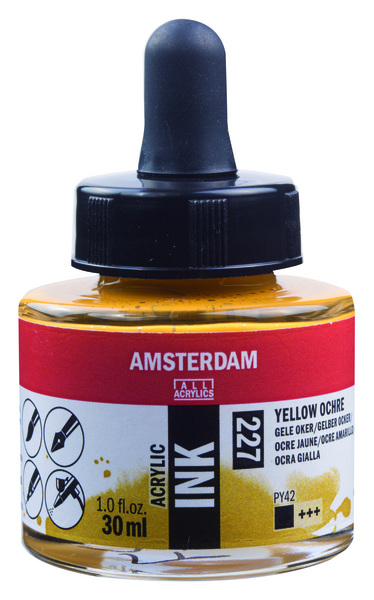 ac TINTA ACRILICA AMSTERDAM 30ml.227-OCRE AMARILLO