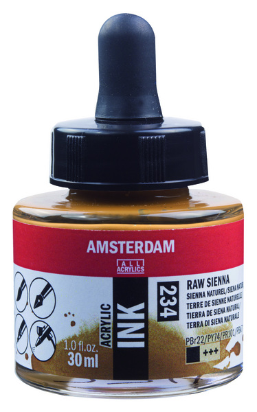 ac TINTA ACRILICA AMSTERDAM 30ml.234-T.SIENA NAT.