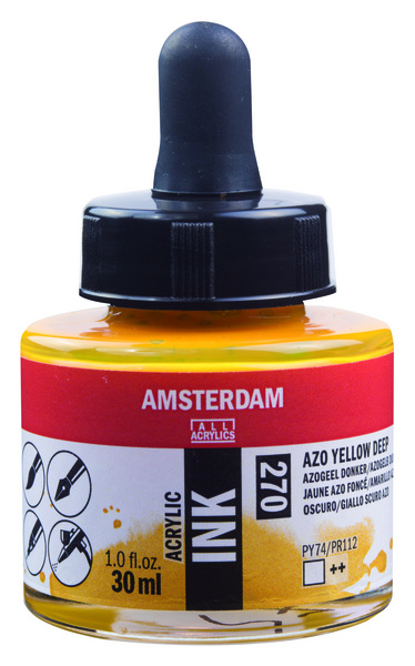ac TINTA ACRILICA AMSTERDAM 30ml.270-AMARIL.AZO OS
