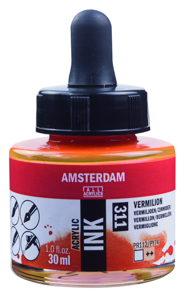 ac TINTA ACRILICA AMSTERDAM 30ml.311-BERMELLON