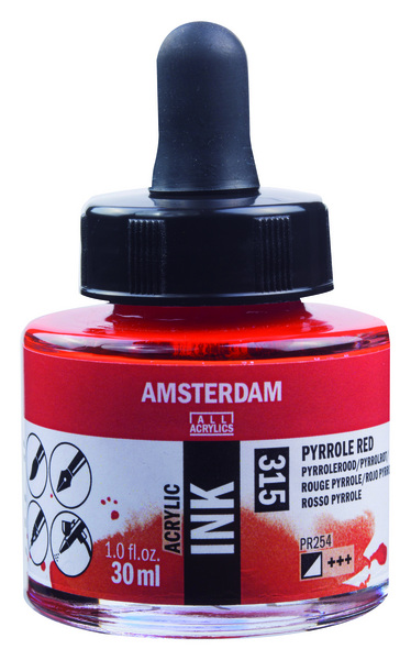 ac TINTA ACRILICA AMSTERDAM 30ml.315-ROJO PYRROLE