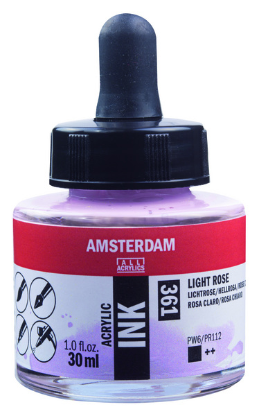 ac TINTA ACRILICA AMSTERDAM 30ml.361-ROSA CLARO