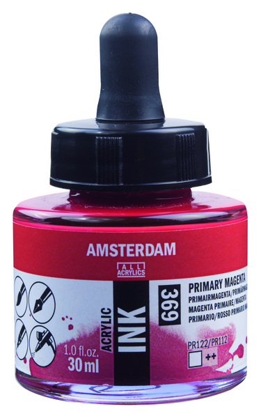 ac TINTA ACRILICA AMSTERDAM 30ml.369-MAGENTA PRIM