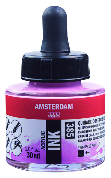 ac TINTA ACRILICA AMSTERDAM 30ml.385-ROSA QUINA.CL