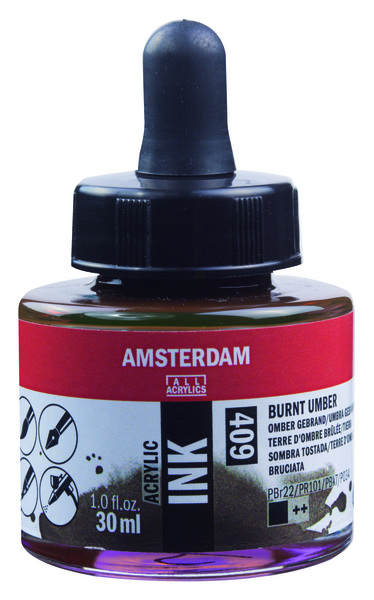 ac TINTA ACRILICA AMSTERDAM 30ml.409-T.SOMBRA TOST