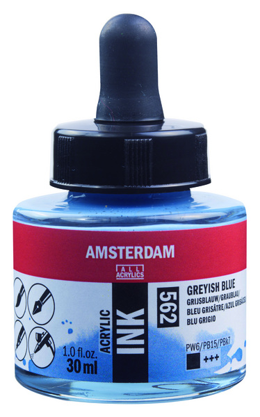 ac TINTA ACRILICA AMSTERDAM 30ml.562-AZUL GRIS