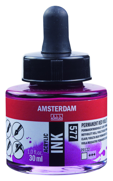 ac TINTA ACRILICA AMSTERDAM 30ml.577-VIOL.ROJO P.C