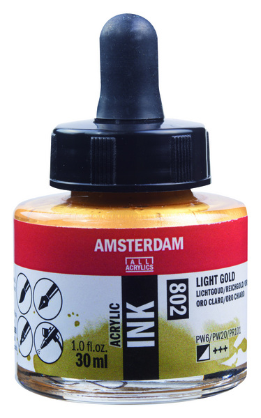 ac TINTA ACRILICA AMSTERDAM 30ml.802-ORO CLARO