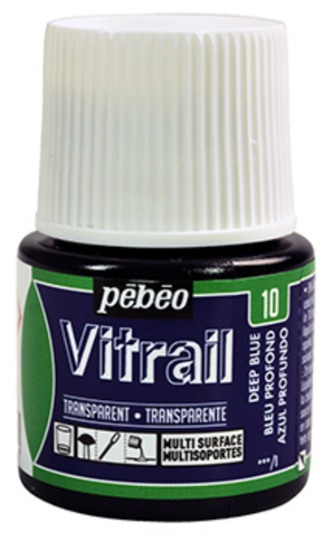 PEBEO VITRAIL-10 AZUL PROFUNDO